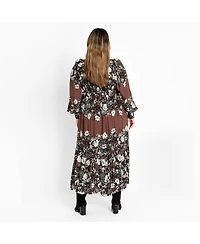 City Chic Women's Sadie Placement Dress