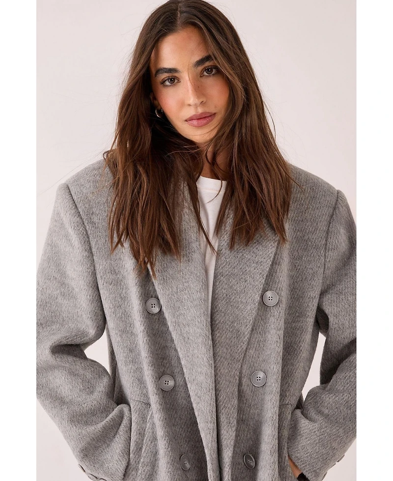 Nasty Gal Women's Double Breasted Smart Coat