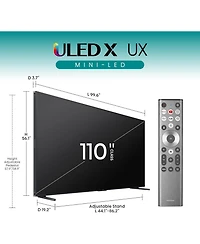 Hisense 110UX 110" Uled Mini-led Smart Tv with Dolby Atmos (2024)