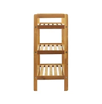 Oceanstar 3-Tier Bamboo Shoe Rack