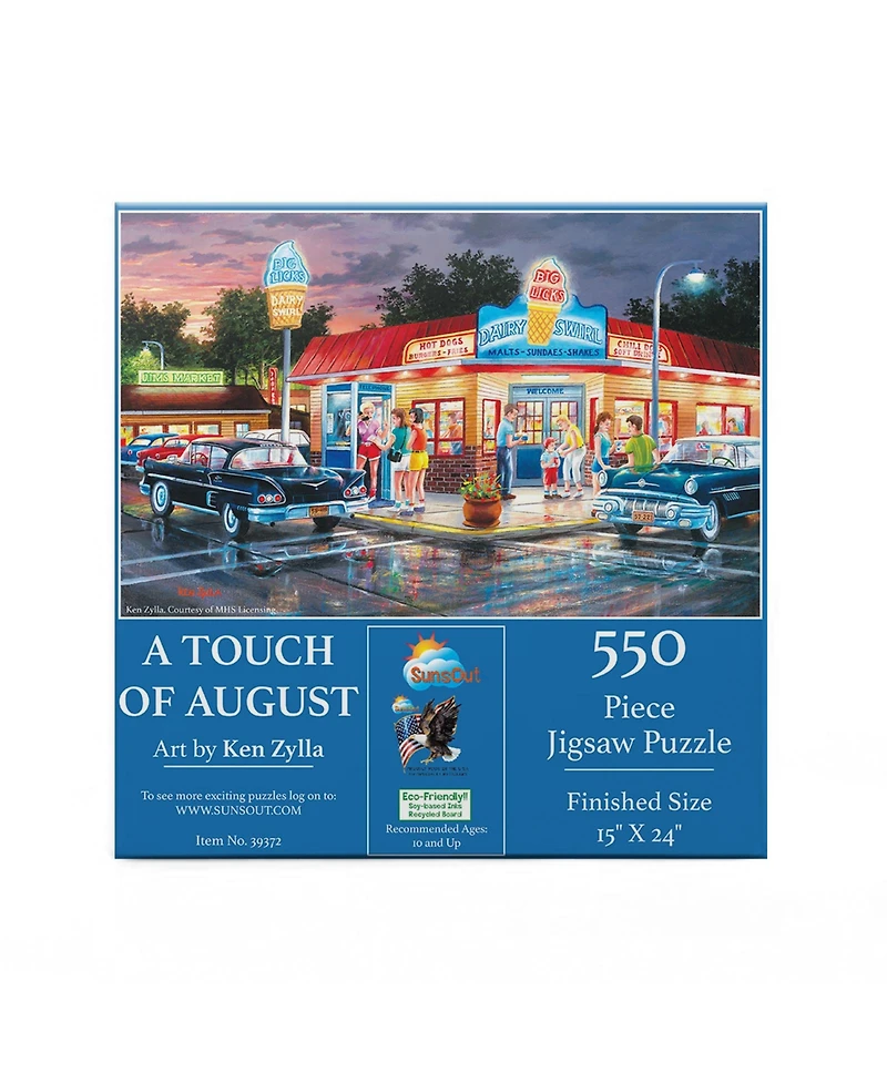 SunsOut A Touch of August 550 piece Jigsaw Puzzle for Adults