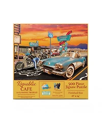 SunsOut Republic Cafe 500 piece Jigsaw Puzzle for Adults