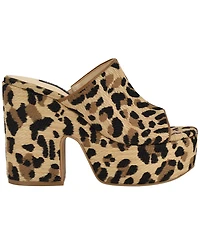 Nine West Women's Olley Slip-On Open Toe Wedge Sandals