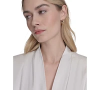 Vince Camuto Women's Smock Waist Front Zip Midi Dress