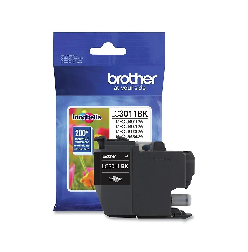Brother LC3011BK 200 Page-Yield Ink - Black
