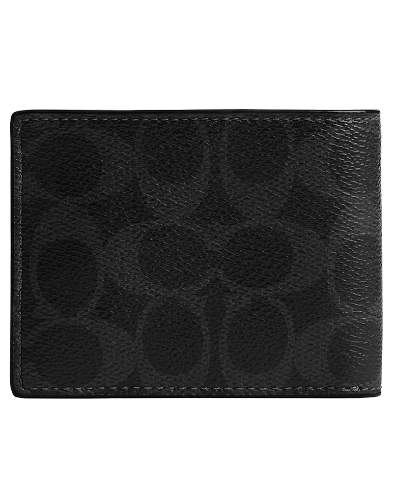 Coach Men's Signature Leather Slim Billfold