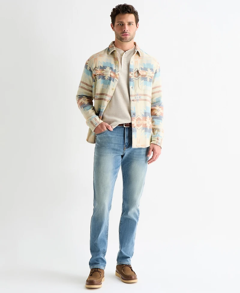 Lucky Brand Men's Jacquard Utility Shirt