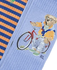 Polo Ralph Lauren Men's Printed Crew Socks, 6-Pack