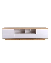 Streamdale 80" Tv Stand with Multi-Functional Storage