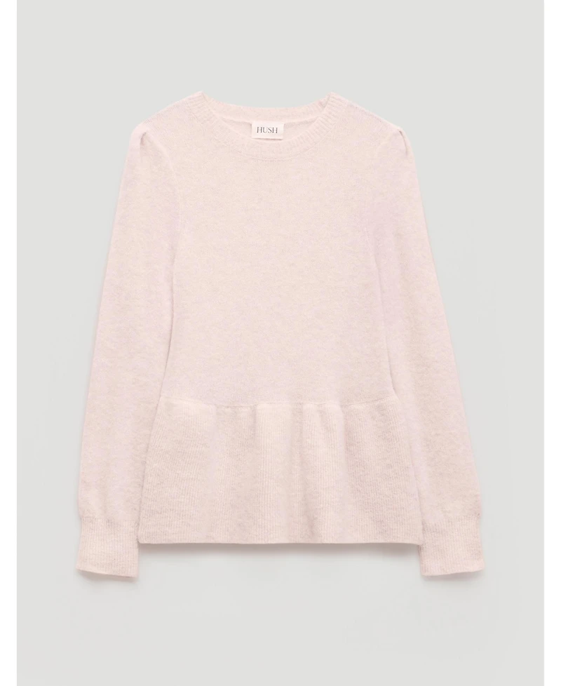 Hush Women's Wool Blend Peplum Top