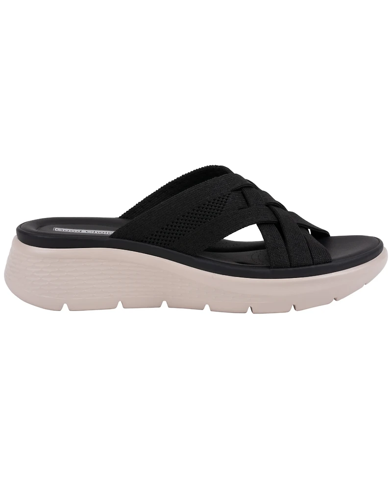 Gc Shoes Women's Slip-On Wedge Sandals