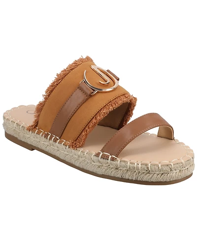 Journee Collection Women's Keelee Slip-On Espadrille Sandals