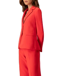 Ivonne Women's Single-Button Blazer Vibrant Red
