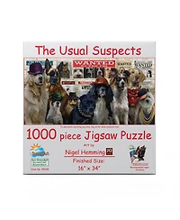 SunsOut The Usual Suspects 1000 piece Jigsaw Puzzle for Adults