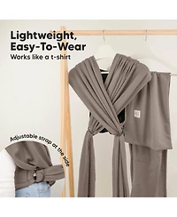 KeaBabies D-Lite Baby Wrap Carrier, Adjustable Sling, Newborn, Infant, Toddler 7-44lbs