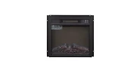 Flynama-Electric Fireplace Insert 18" 1400W 120V ,Equipped with remote control, ultra thin heater with log set & realistic flame