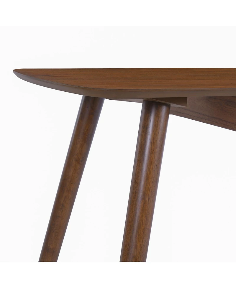 Streamdale Furniture Walnut Desk with Drawer - Modern Home/Office Furniture