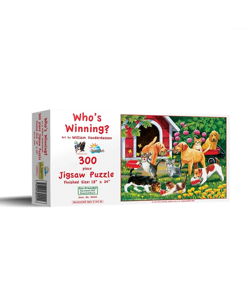 SunsOut Who's Winning 300 piece Jigsaw Puzzle for Adults
