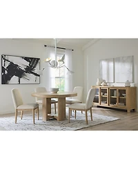 Furniture Marcel 5-pc. Dining Set ( Round Table & 4 Side Chairs)