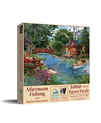 SunsOut Afternoon fishing 1000 piece Jigsaw Puzzle for Adults