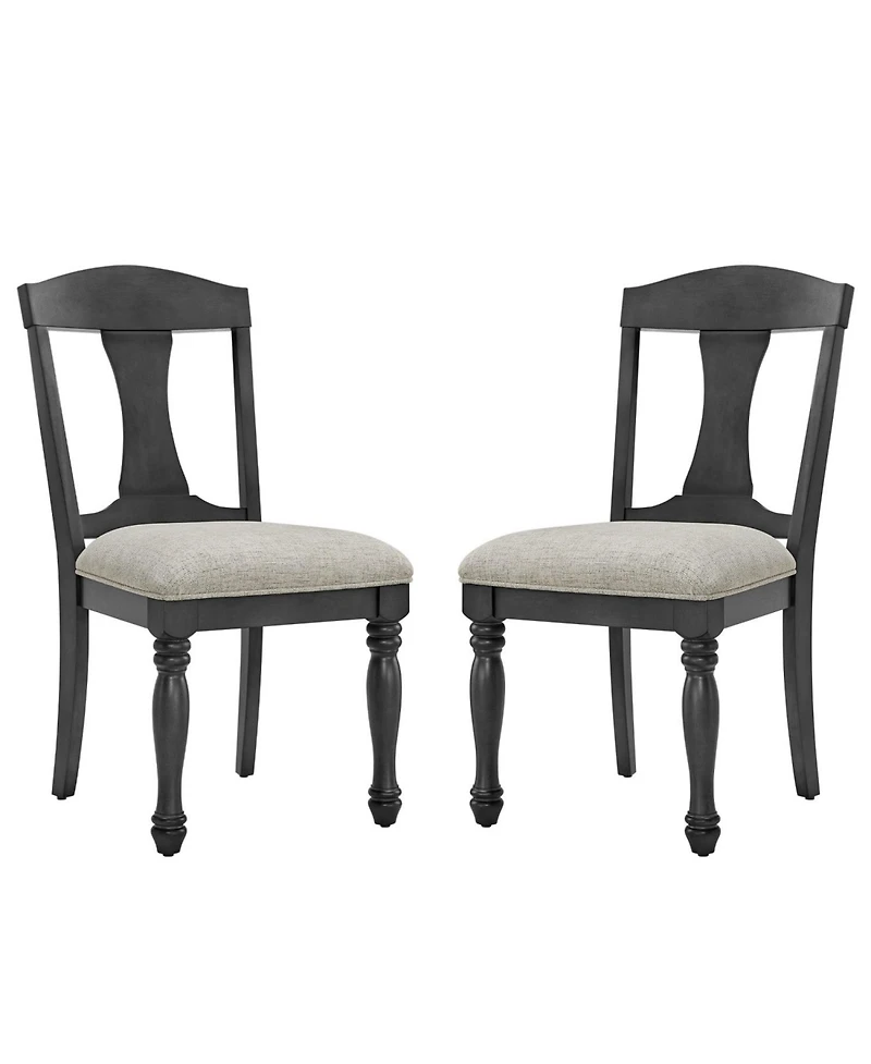 Streamdale Furniture Mid-Century Modern Upholstered Dining Chairs (Set of 2) for Kitchen, Living Room