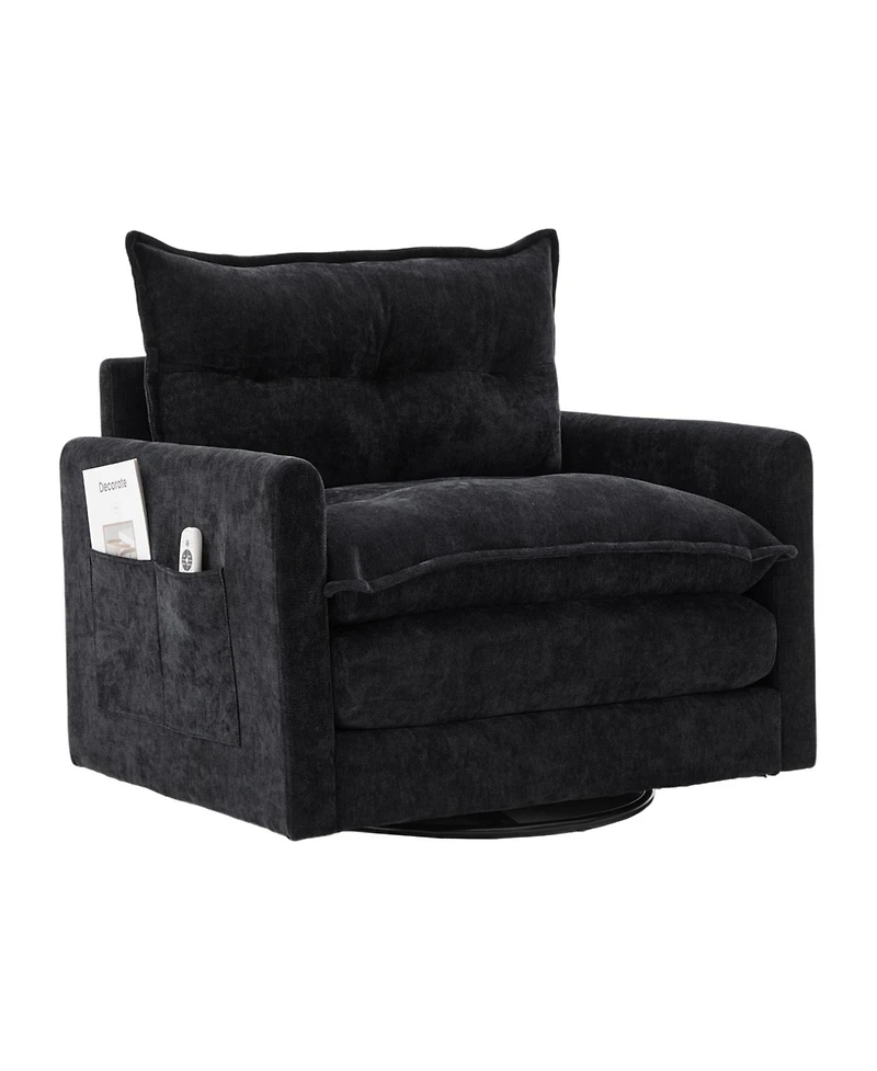 Streamdale Furniture Swivel Barrel Accent Chair