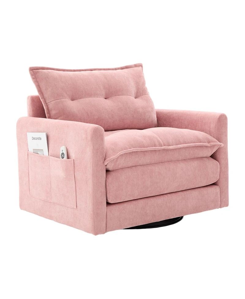 Streamdale Furniture Swivel Barrel Accent Chair