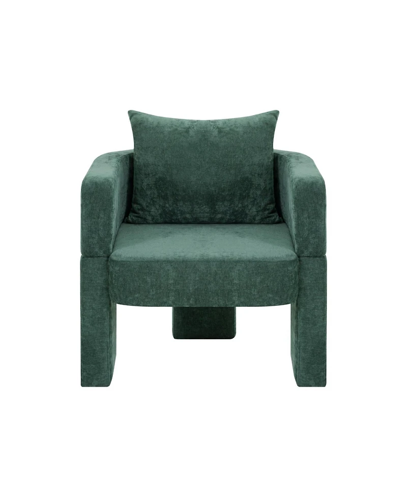 Streamdale Furniture Chenille Accent Chair - Dark Green