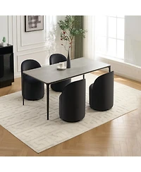 Streamdale Furniture Upholstered Swivel Barrel Dining/Accent Chair