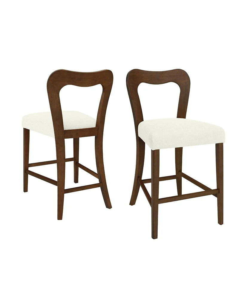 Streamdale Furniture Counter Stool Without Arm Set of 2