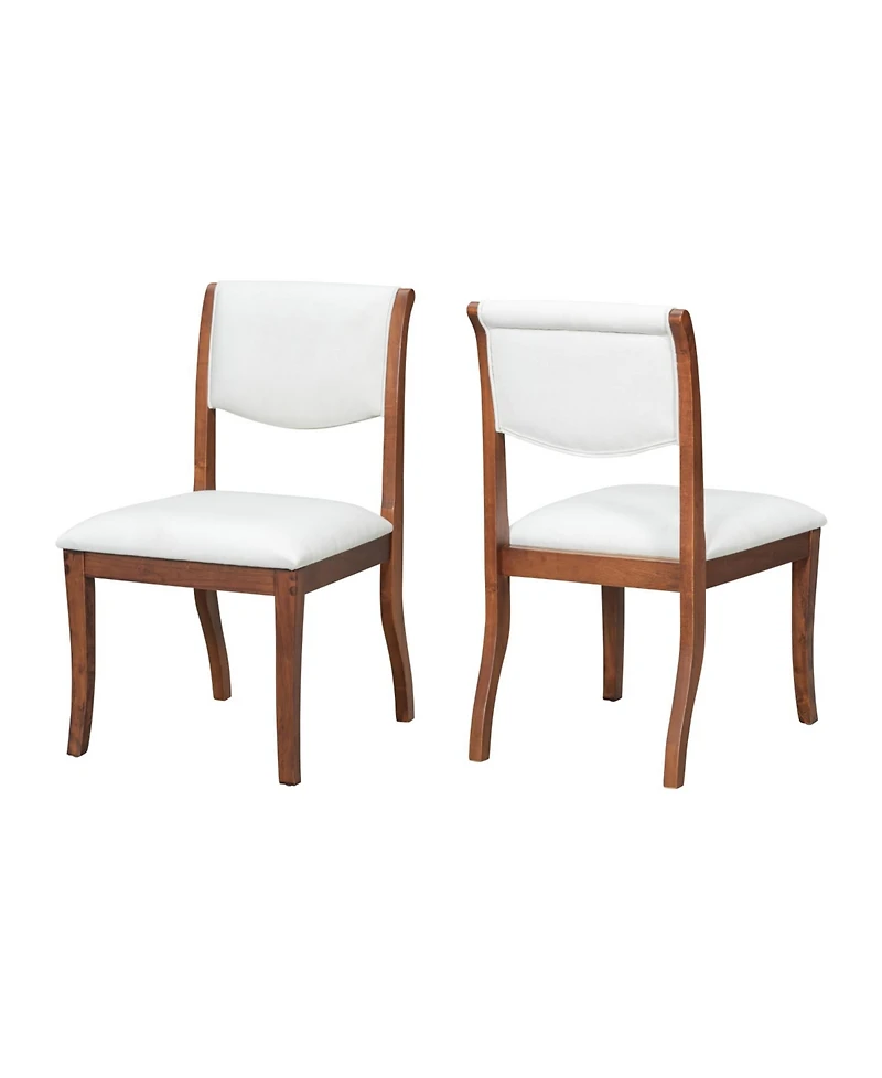 Streamdale Furniture Set of 2 Upholstered Dining Chairs