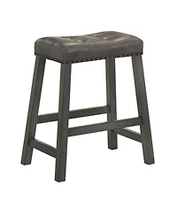 Streamdale Furniture Rustic Backless Counter Stool Set of 2