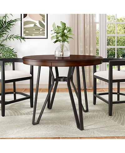 Streamdale Round Bar Table (Brown)