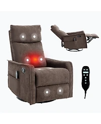 Streamdale Furniture + 1 Pc. + Fabric + Heat Massage