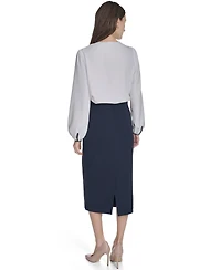 Tommy Hilfiger Women's Long-Sleeve Side Tie Top