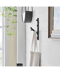 Danya B Brown Cast Iron Tree Branch Wall Mount Coat Hooks (Set of 2)