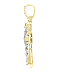 Macy's Men's Diamond Charm (1/2 ct. t.w.) in 10k Yellow Gold