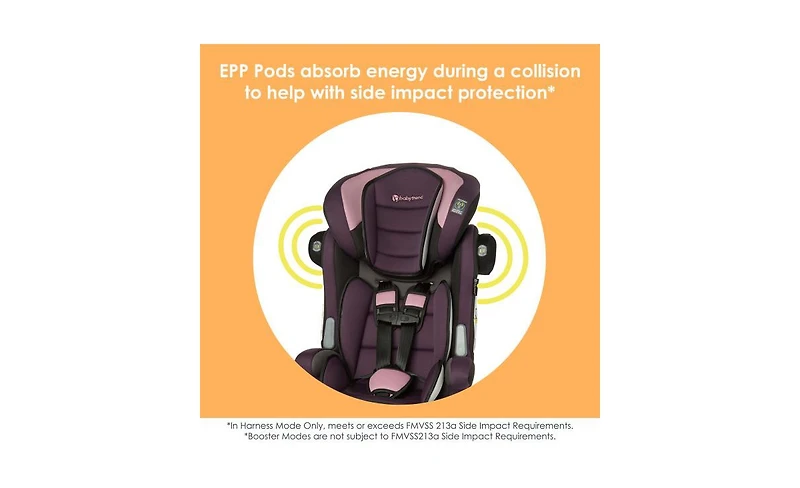 Baby Trend Hybrid Si 3-in-1 Combination Booster Car Seat with Side Impact Protection