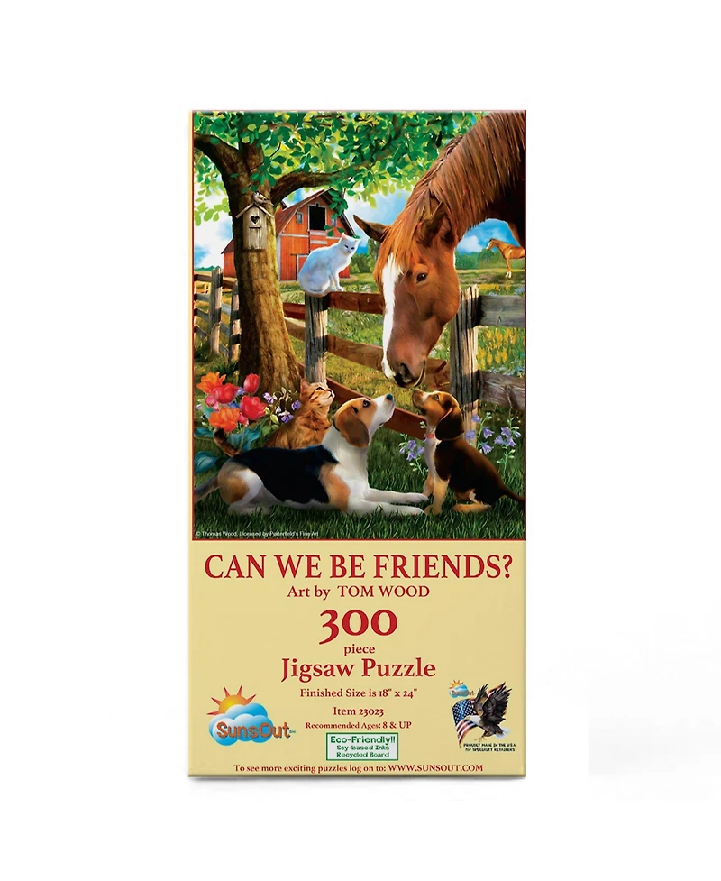SunsOut Can We Be Friends 300 piece Jigsaw Puzzle for Adults