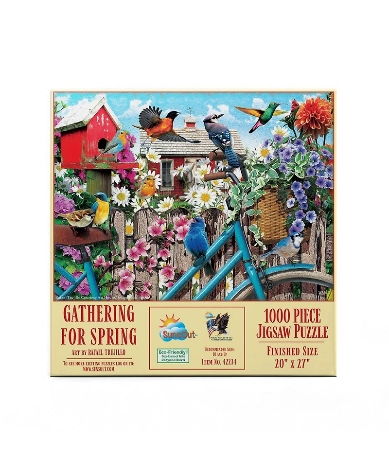 SunsOut Gathering for Spring 1000 piece Jigsaw Puzzle for Adults