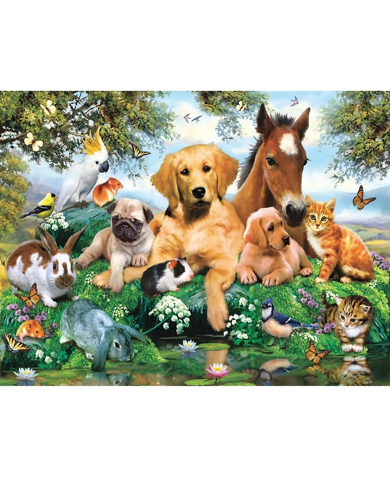 SunsOut Summer Pals 500 piece Jigsaw Puzzle for Adults