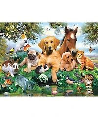 SunsOut Summer Pals 500 piece Jigsaw Puzzle for Adults