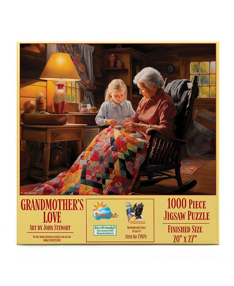SunsOut Grandmother's Love 1000 piece Jigsaw Puzzle for Adults Mothers Day