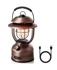 Lepro Vintage Led Rechargeable Metal Camping Lantern, Dimmable High Lumen Up to 1000LM, Outdoor Waterproof
