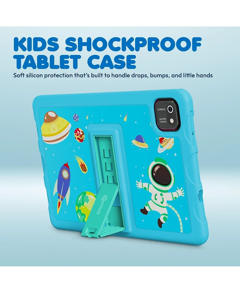 Contixo 10" Android Kids Tablet 64GB, (2024 Model) Includes 80+ Disney Storybooks, Kid-Proof Case