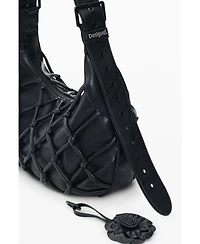 Desigual Women's Small bag flower net