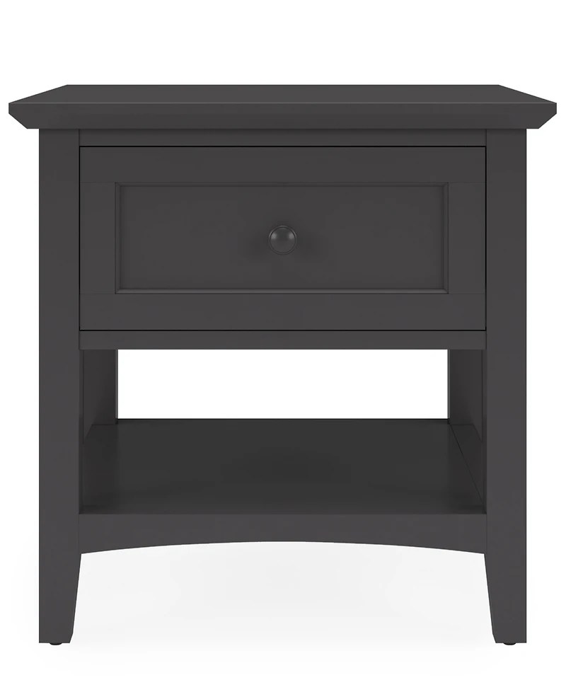 Furniture Hedworth Wood Rectangle Coffee Table with 2 Square End Tables Set