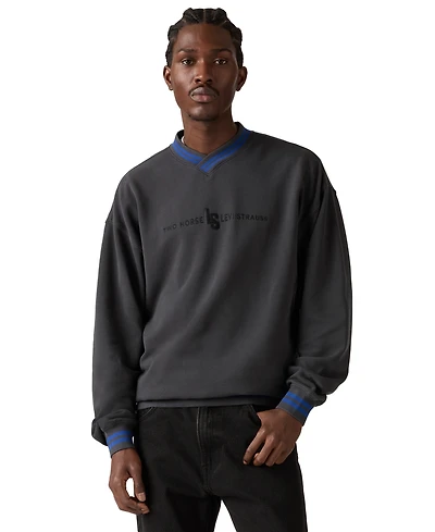 Levi's Men's V-Neck Long-Sleeve Sweatshirt
