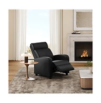 Yaheetech Adjustable Pu Leather Recliner Sofa Modern Single Accent Chair