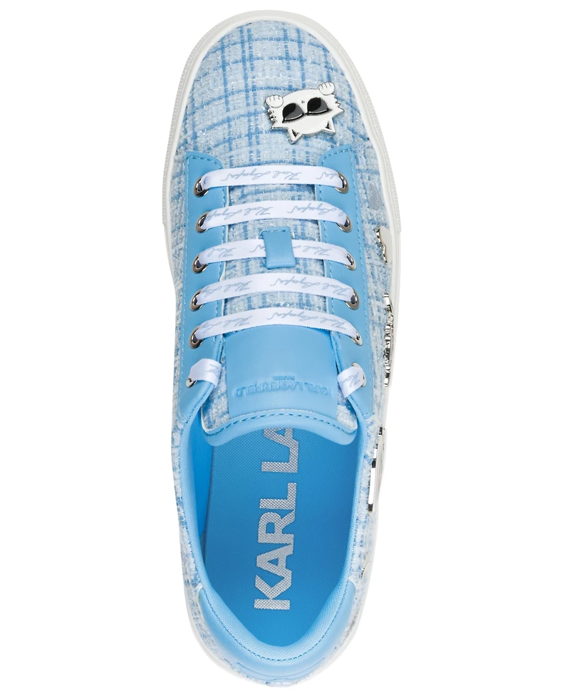 Karl Lagerfeld Paris Women's Cate Pins Lace-Up Sneakers
